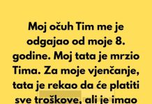 Zamolila sam svog očuha da ne prisustvuje mom venčanju kako bih udovoljila svom ocu