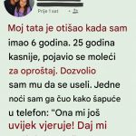 Otac ju je napustio sa šest godina, a posle 25 se pojavio na vratima: Istina u njegovom telefonu promenila je sve Otac ju je napustio sa šest godina, a posle 25 se pojavio na vratima: Istina u njegovom telefonu promenila je sve - featured image