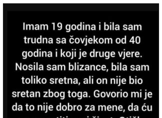 “Imam 19 godina i bila sam trudna sa čovjekom od 40 godina i koji je druge vjere.” “Imam 19 godina i bila sam trudna sa čovjekom od 40 godina i koji je druge vjere.” - featured image