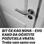 BIT ĆE KAO NOVA – EVO KAKO DA OČISTITE POŽUTJELA VRATA: Treba vam samo ova smjesa BIT ĆE KAO NOVA – EVO KAKO DA OČISTITE POŽUTJELA VRATA: Treba vam samo ova smjesa - featured image
