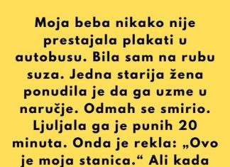 Bio sam u autobusu kada je moja beba počela toliko glasno plakati da su se svi okretali i gledali u nas. Bilo mi je strašno neugodno. Šta god da sam pokušavao, nije prestajao. Bio sam u autobusu kada je moja beba počela toliko glasno plakati da su se svi okretali i gledali u nas. Bilo mi je strašno neugodno. Šta god da sam pokušavao, nije prestajao. - featured image