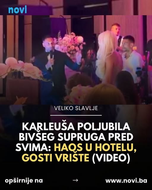 Karleuša poljubila bivšeg supruga pred svima: Haos u hotelu, gosti vrište (VIDEO) - featured image Karleuša poljubila bivšeg supruga pred svima: Haos u hotelu, gosti vrište (VIDEO) - featured image