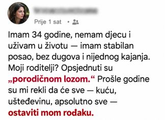 „Roditelji su kuću ostavili rođaku jer nemam djecu: Nisu znali da ću uskoro postati majka“ „Roditelji su kuću ostavili rođaku jer nemam djecu: Nisu znali da ću uskoro postati majka“ - featured image